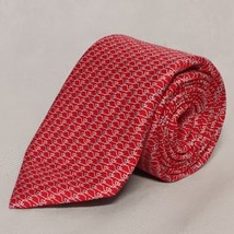 Vineyard Vines Silk Necktie Red Whales Hand Made - £14.65 GBP