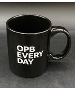 OPB Everyday Oregon PBS Coffee Mug Black Public Broadcasting Television - £15.56 GBP