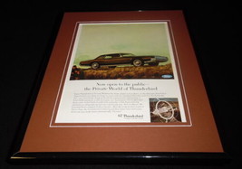 1967 Ford Thunderbird Framed 11x14 ORIGINAL Vintage Advertisement - $39.59