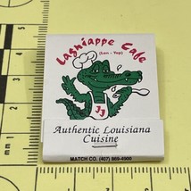Vintage Matchbook  Laghippe Cafe Restaurant Orlando, FL  Louisiana Cuisine  gmg - £9.74 GBP