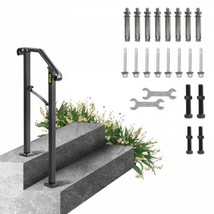 Handrails for Outdoor Steps, Fit 1 or 2 Steps Outdoor Stair Railing, Arch#1 ... - £77.63 GBP