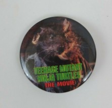 1991 Teenage Mutant Ninja Turtles The Movie Master Splinter 2&quot; Pin Button - $3.87