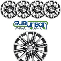 2017-2019 CADILLAC XT5 # 8017-CGB 18&quot; Wheel BLACK &amp; CHROME Wheel Skins N... - $146.99