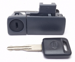 1998-2004 Nissan Frontier Xterra Glove Box Latch Gray w/Key OEM - $21.46