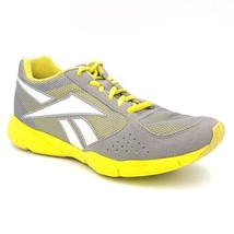 Reebok Women Athletic Running Shoes Size US 6.5 Yellow Grey 059503 912 - £4.73 GBP