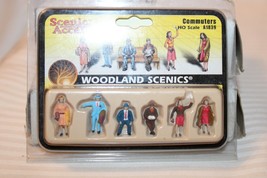 HO Scale Woodland Scenics, Commuters Figurine Set #A1839 BNOS - £17.94 GBP