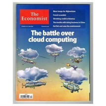 The Economist Magazine October 17-23 2009 mbox638 Battle Over Cloud Computing - £4.63 GBP