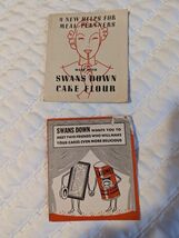 1930&#39;s  SWANS DOWN CAKE FLOUR Vtg*PRINT AD*  Recipes Good Condition. - $180.76 MXN