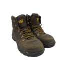 CATERPILLAR Men&#39;s Outline Steel Toe Steel Plate Leather Boot P720996 Bro... - $56.99