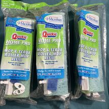 3 Quickie Mop &amp; Scrub Roller Mop Refill Type M Fits Mop 058BMB Microban ... - $111.13 CAD