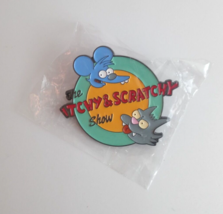 New The Itchy And Scratchy Show Colorful Enamel Cartoon Lapel Hat Pin - $6.31
