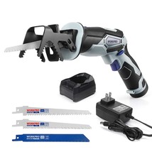 WORKPRO 12V Cordless Reciprocating Saw with Clamping Jaw, 2.0Ah Li-Ion B... - £72.33 GBP