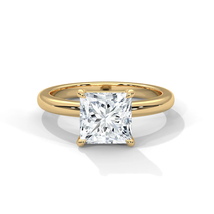 2ct Princess Moissanite Lab Diamond Engagement Ring - $700.00
