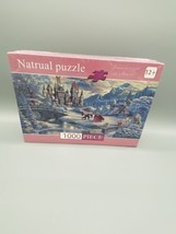 Beauty and The Beast Castle 1000 Pieces Natrual Puzzle - £7.83 GBP