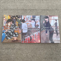 Komi Can&#39;t Communicate Tomohito Oda Volumes 1,2 &amp; 3 EUC - £20.86 GBP