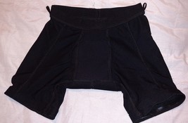 Cycle Bike Padded Shorts Polyester Spandex Black Mesh Padding Stretchy Bicycle - £10.35 GBP