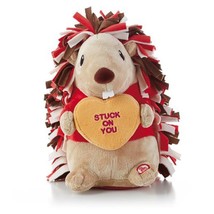 Valentine&#39;s Day Hallmark Stuck on You Porcupine Interactive Stuffed Animal - £15.89 GBP