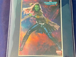 Disney Parks Guardians of the Galaxy Marvel Gamora Picture Art 5&quot; x 3 1/4&quot; New - £9.69 GBP