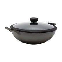 Cast Iron 26cm/3L Kadai with lid - £55.26 GBP