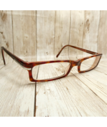 Prada Tortoise Brown Rectangular Eyeglasses FRAMES ONLY - VPR01F 50-17-1... - €55,39 EUR