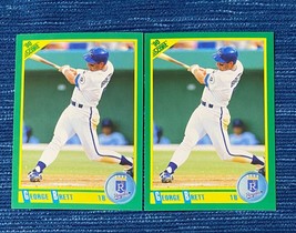 Pair 1990 Score George Brett #140 KC Royals Baseball Card Lot 974A - £0.78 GBP