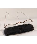 Antique J K O Co Gold Filled Oval Lens Scroll Bridge Wire Rim Framed Gla... - $105.79 CAD