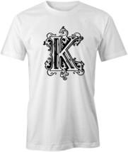 Leafy K T Shirt Tee Short-Sleeved Cotton Clothing Vintage S1WSA11 - £12.69 GBP+