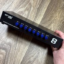 AV Switch 8-port Audio and Video Switch MT-Viki Selector Box - $23.93 CAD