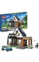 LEGO City Family House and Electric Car (60398) Building Toy Set Car Min... - £48.46 GBP