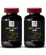 Brilliant Growth - GRAY HAIR COMPLEX - Biotin Revitalize 2 Bottles 120 Caps - $39.52 CAD