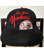 RARE! new era 59fifty new york yankees 7.5 fitted cap script triple logo... - $54.15