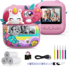 Kids Camera Instant Print, Camera For Kids With Printable Photos, Toddler Camera - £40.80 GBP