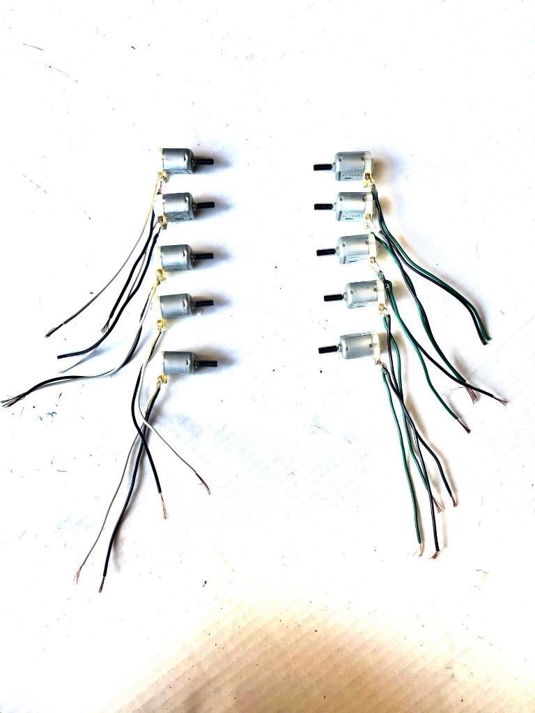 Lot Of (10) Small Electric Motor For Power Side Mirror 12V DC Brushed Es... - $29.70