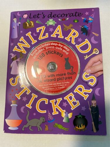 Lets Decorate Wizard Stickers With CD Step by Step Activities Press Outs - $14.84