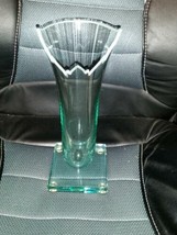 Guenther Luna Art Glass Vase Signed Unique Ed Mc Mahon - £320.68 GBP