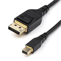Startech.Com DP14MDPMM1MB 3FT 8K Mini Dp To Displayport 1.4 Cable - £40.82 GBP