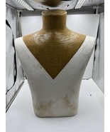 Vintage Fiberglass Half Body Male Dress Form Mannequin 22” Missing Stand - $108.30 CAD