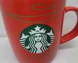 Starbucks 2020 Bright Red Mermaid Siren Coffee Tea Cup Mug 12 Oz Swirl H... - £8.75 GBP
