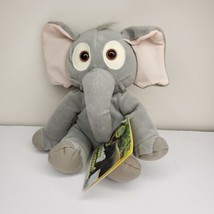 Amoco Asian Elephant Plush Gray Endangered Wildlife Friends Stuffed Vintage - £10.95 GBP