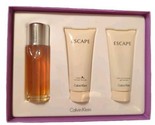 Calvin Klein Escape Perfume 3.4 Oz/100 ml Eau De Parfum Spray GiftSet fo... - $94.95