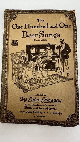 The One Hundred And One Best Songs Revised Edition The Cable Company 1926 Item image 12