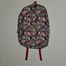 Disney Parks Mickey Mouse Lightweight Backpack Red Black Oh Boy Donald G... - £23.15 GBP