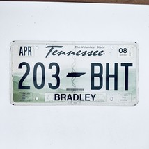 2008 United States Tennessee Bradley County Passenger License Plate 203 BHT - £14.78 GBP