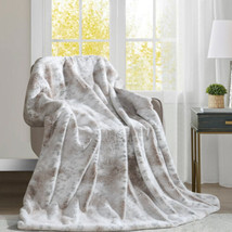Better Homes &amp; Gardens Polyester Faux Fur Reverse Mink Throw Snow Leopar... - $38.75