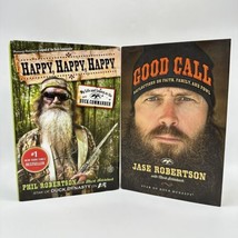 Duck Dynasty 2 Book Set Happy and Good Call Hardcover by Phil and Jase Robertson - £6.41 GBP