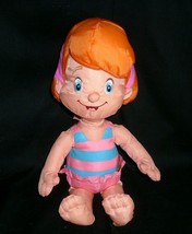 12&quot; Disney Darby Winnie The Pooh Girl Stuffed Animal Plush Toy Doll Rare Orange - £15.18 GBP