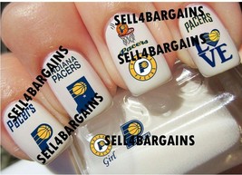 NBA INDIANA PACERS BASKETBALL TEAM》10 Different Designs》Nail Art Decals - £6.89 GBP
