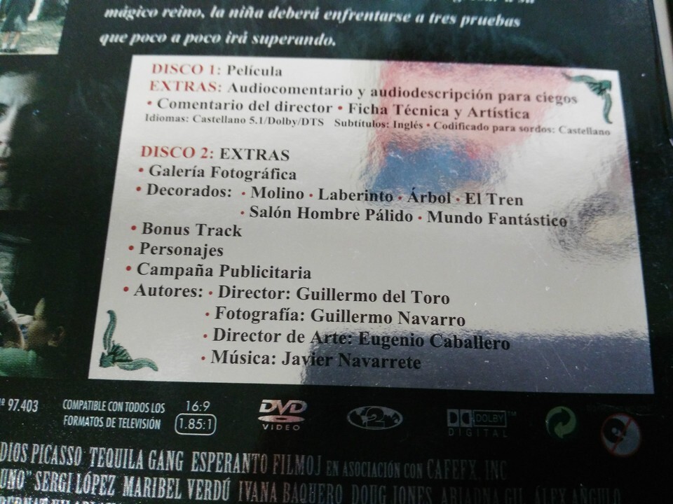 El Maze del Faun 2 X DVD Guillermo del Toro Edition Special Item image 4