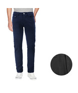 Men&#39;s Muscle Fit Solid Casual Slim Stretch Cotton Blend Denim Skinny Jeans - £22.98 GBP