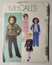 McCall&#39;s 4913 Size CDD 2 3 4 5 Children&#39;s Jacket Skirt &amp; Pants Uncut - $7.91